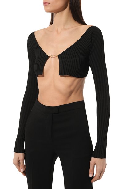 Кардиган из вискозы JACQUEMUS, арт. 21H213KN1082190, фото 3