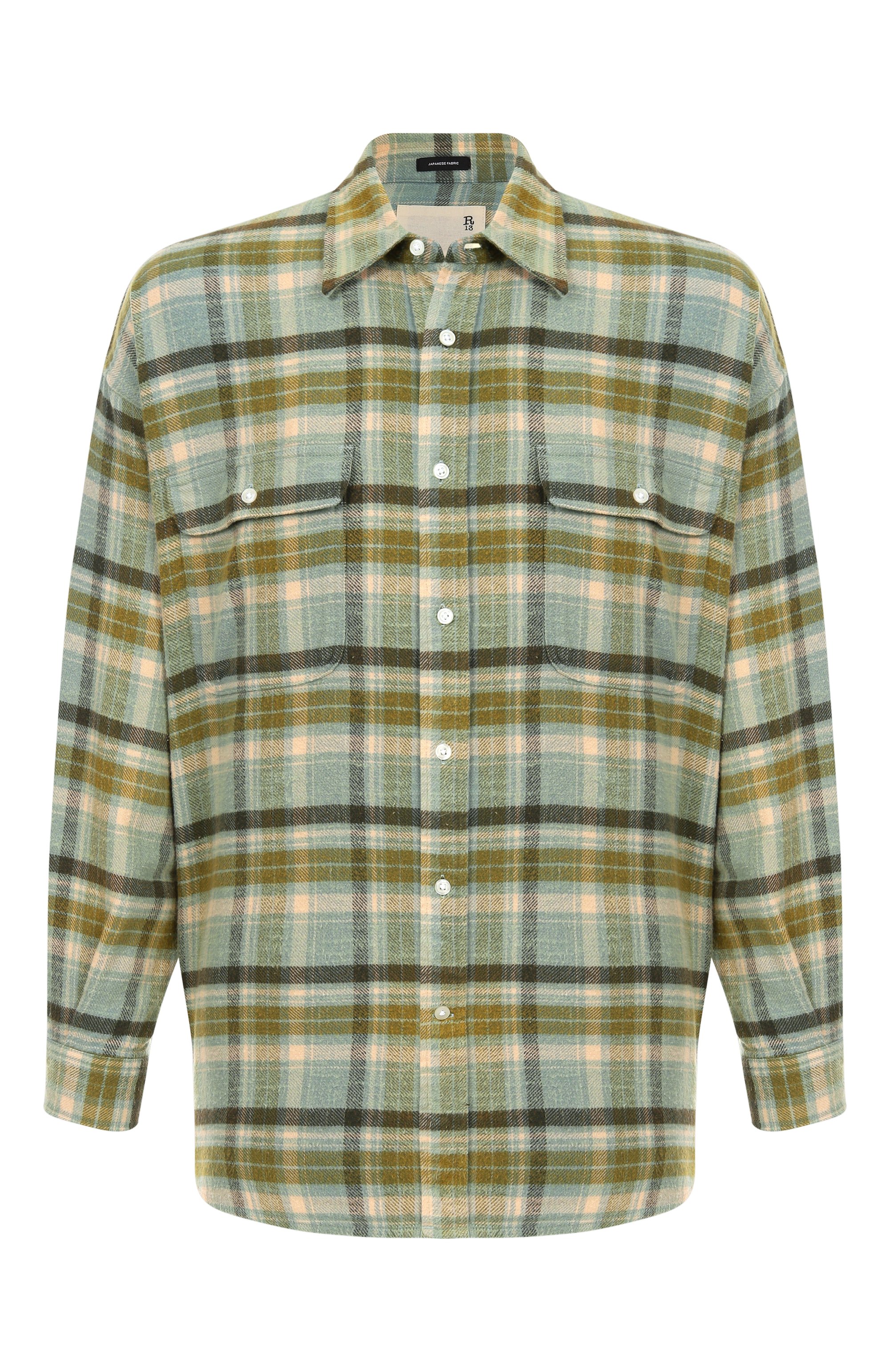 Хлопковая рубашка R13, арт. R13WR415-R559B/M, фото 1