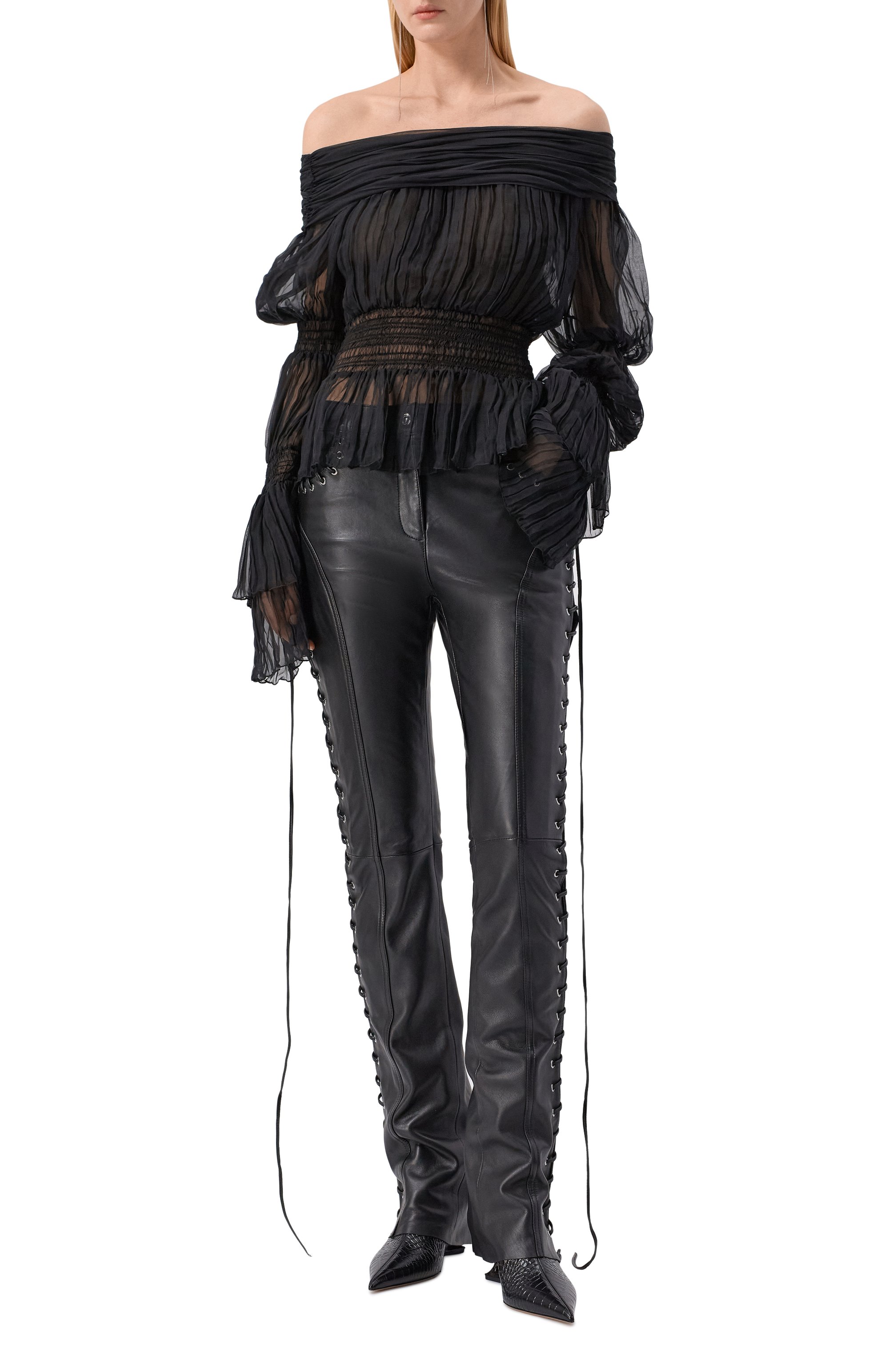 Шелковая блузка BLUMARINE, арт. 4C191A, фото 2