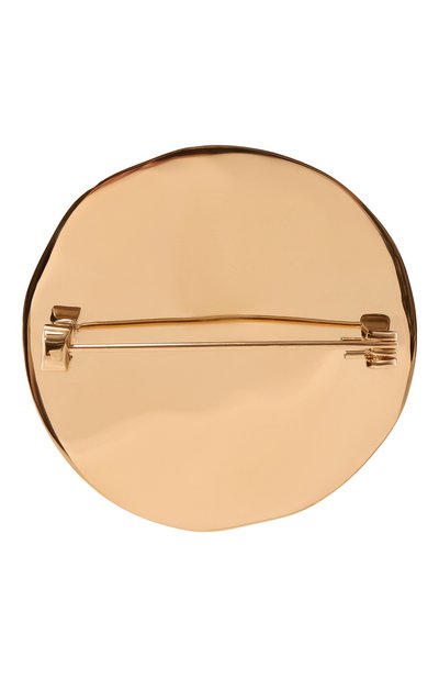 Брошь JIL SANDER золотого цвета по цене 49700 руб., арт. J11VK0015 J12003, фото 3 Брошь JIL SANDER, арт. J11VK0015 J12003, фото 3