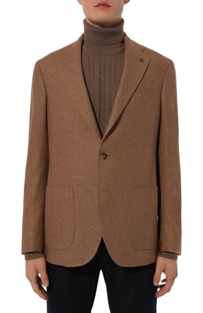 Пиджак из шерсти и хлопка SARTORIA LATORRE, арт. EF74/UG0515, фото 4