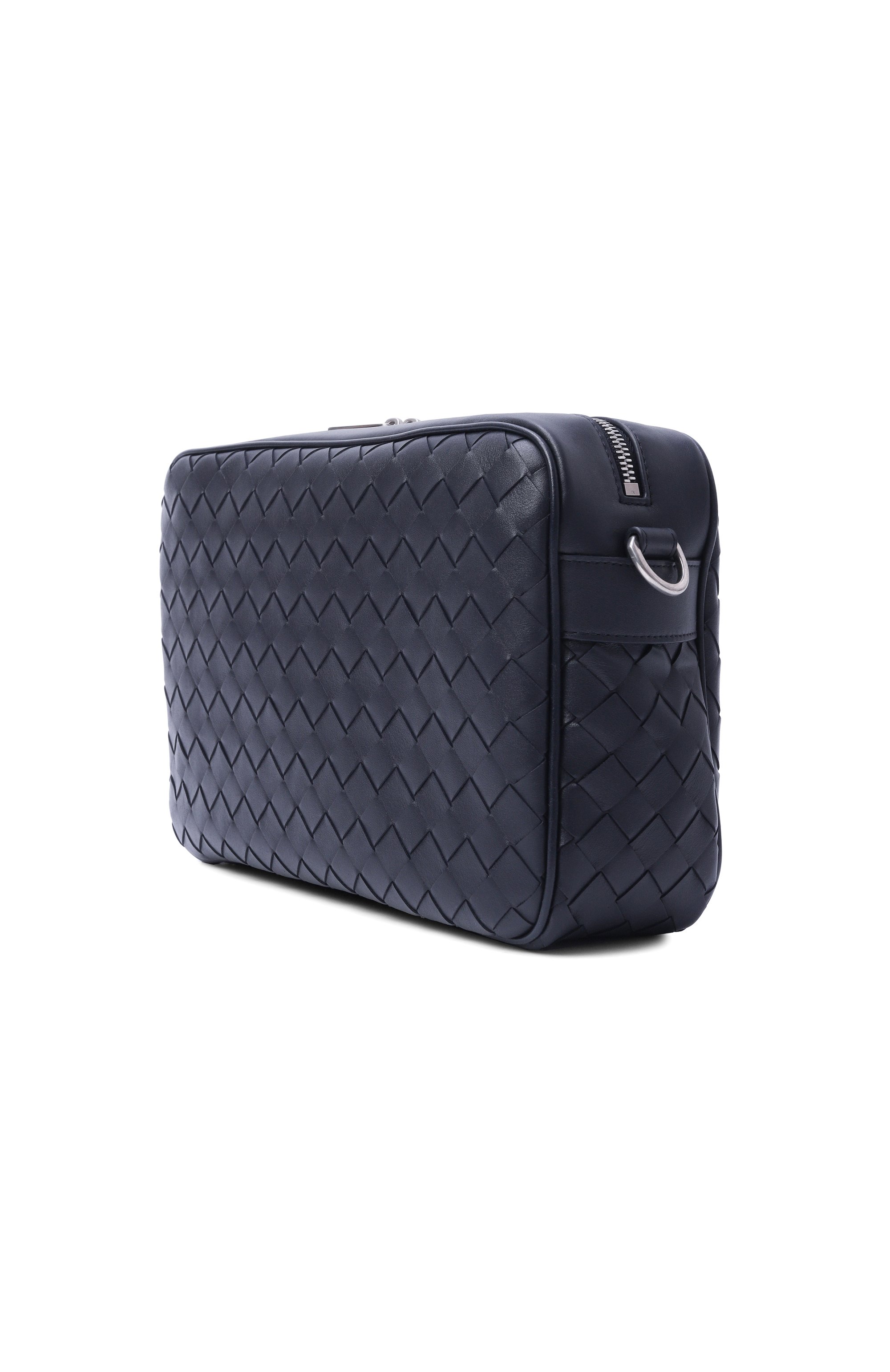 Сумка intrecciato BOTTEGA VENETA темно-синего цвета по цене 346500 руб., арт. 755925/V2HL1, фото 3 Сумка intrecciato BOTTEGA VENETA, арт. 755925/V2HL1, фото 3