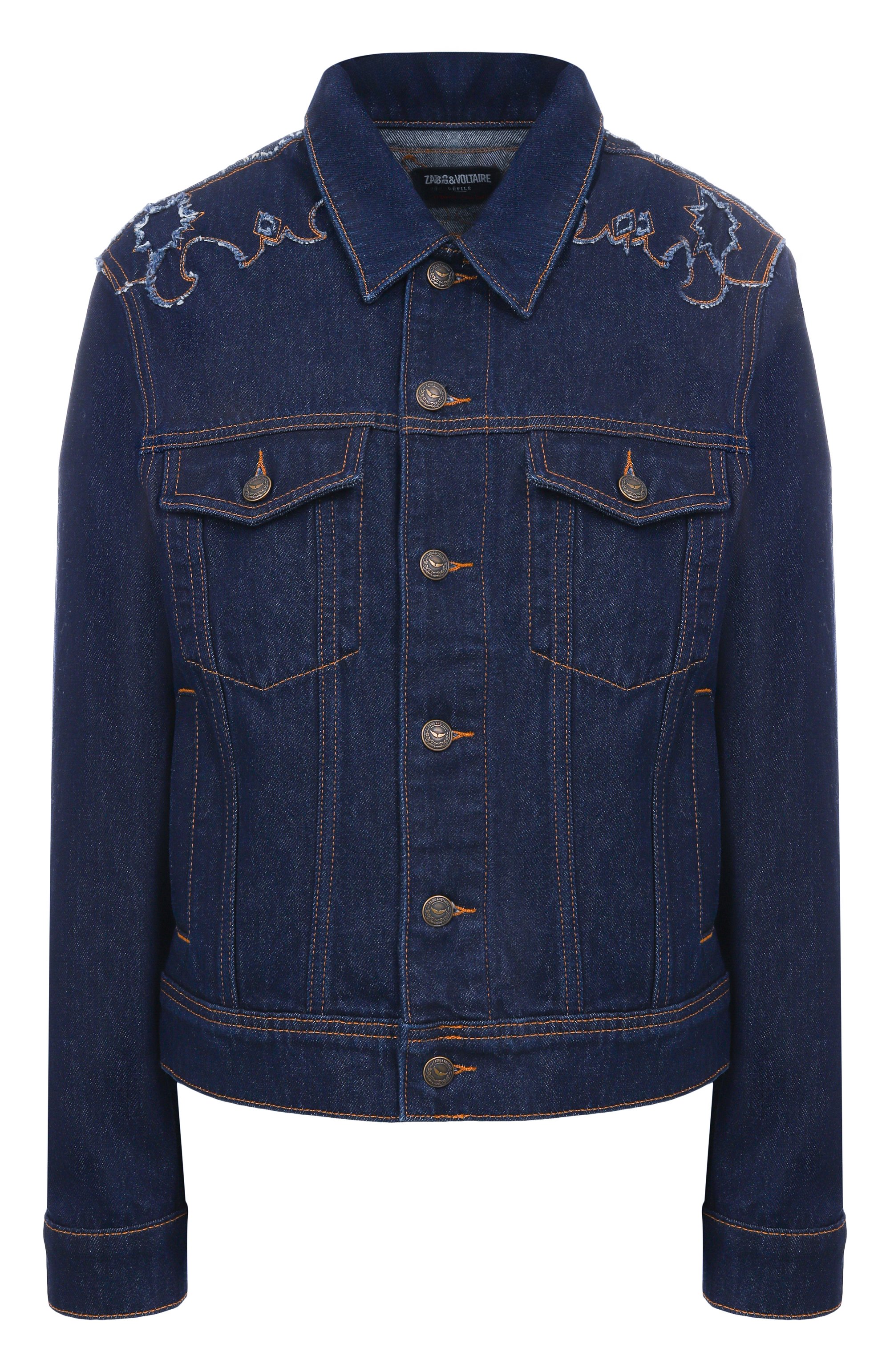 Джинсовая куртка ZADIG AND VOLTAIRE, арт. WW0W01701, фото 1