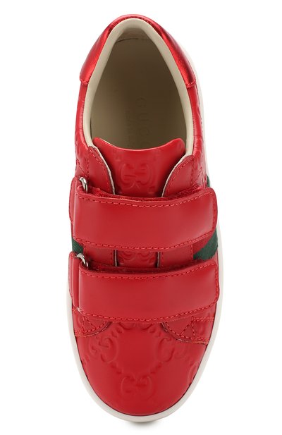 Кожаные кеды GUCCI, арт. 455448/DF720, фото 4