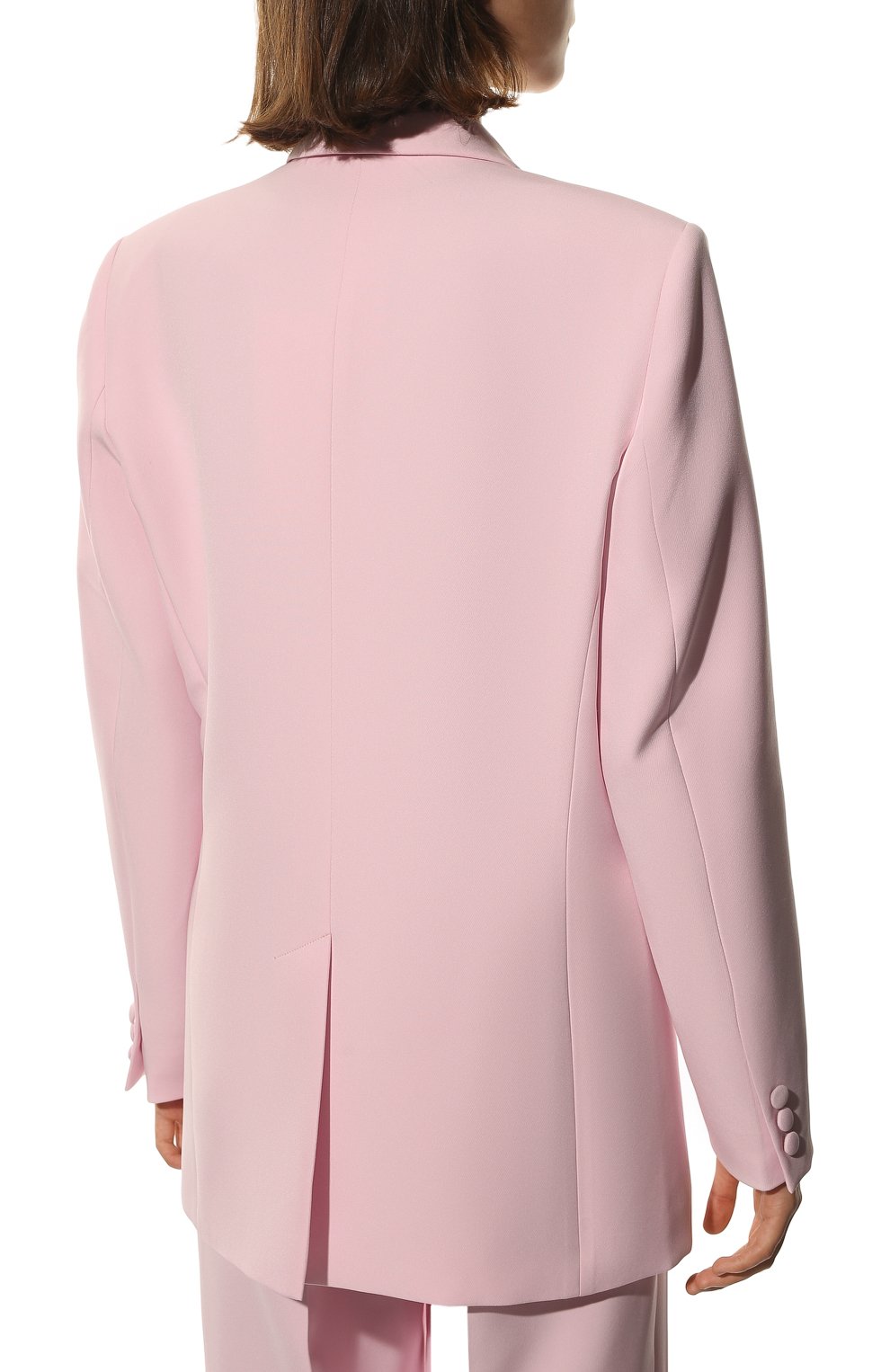Жакет из вискозы SEVEN LAB розового цвета по цене 25200 руб., арт. J baby pink, фото 4 Жакет из вискозы SEVEN LAB, арт. J baby pink, фото 4