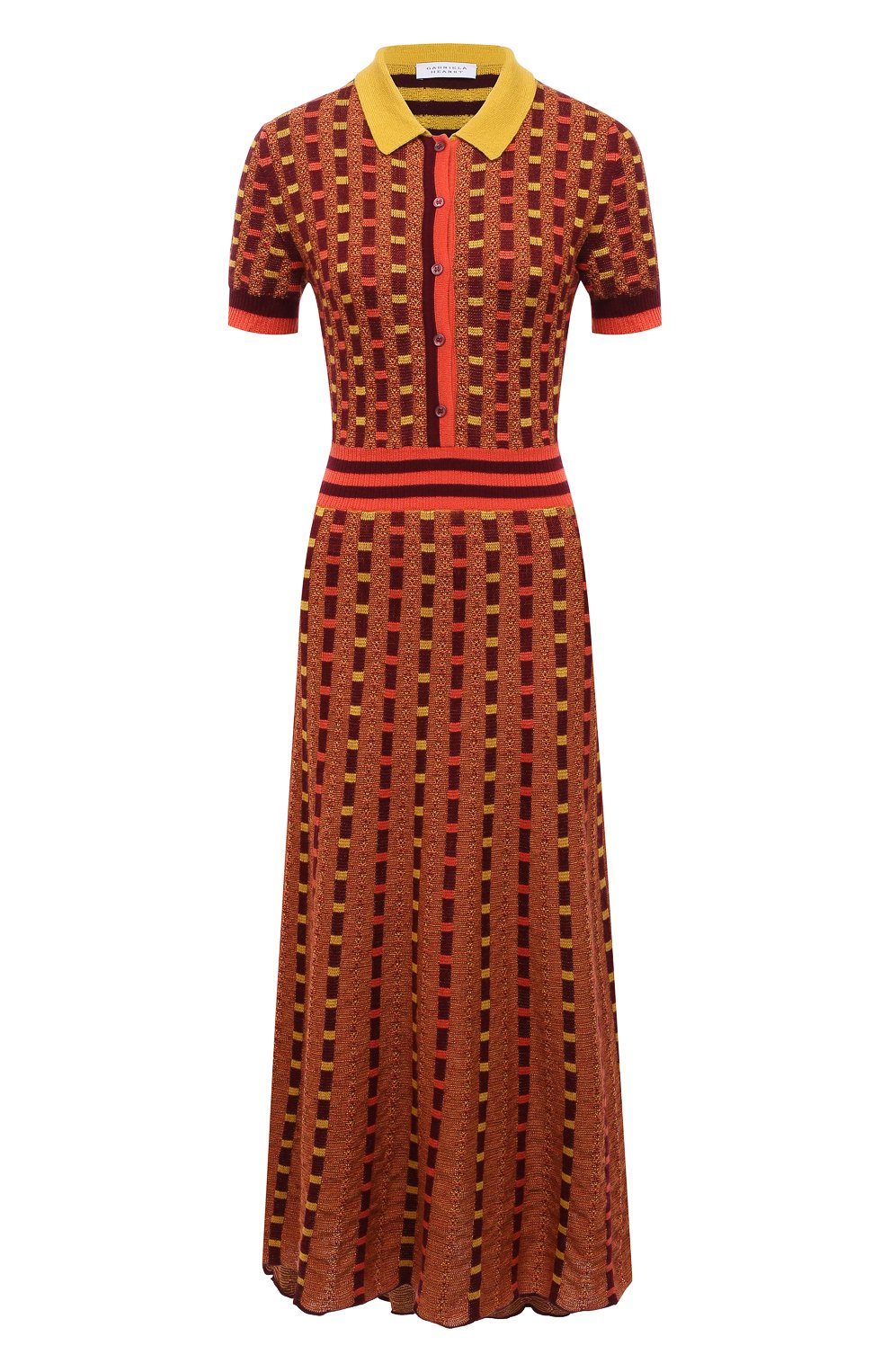 Платье из кашемира и шелка GABRIELA HEARST, арт. 321920 A003E, фото 1