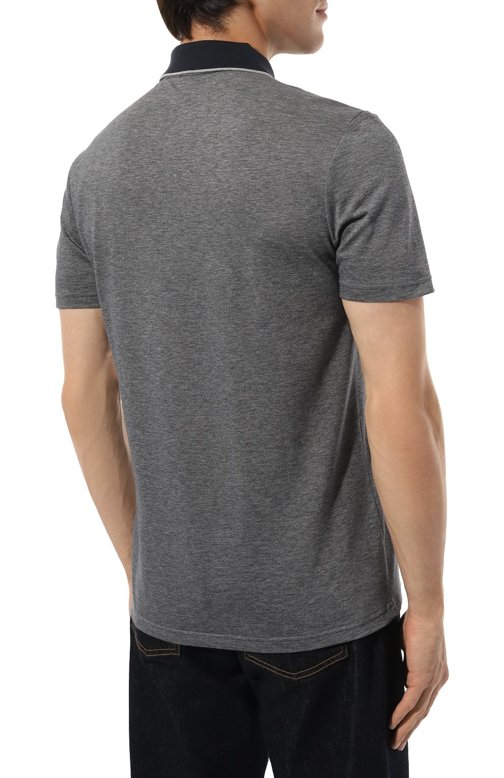 Хлопковое поло BOSS ORANGE, арт. 50497139, фото 4