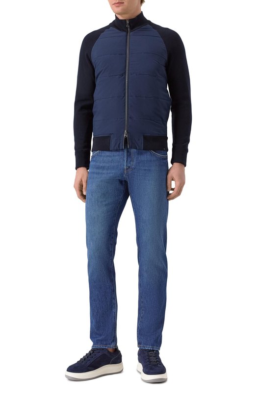 Комбинированный кардиган Paul&Shark 25411726/3XL Синий  25411726/3XL Фото 2