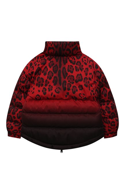 Детского утепленная куртка DOLCE & GABBANA красного цвета, арт. L4JB3U/G7BTZ/2-6 | Фото 2 (Материал подклада: Син�тетический материал; Рукава: Длинные; Материал внешний: Синтетический материал; Мальчики Кросс-КТ: Пуховик-верхняя одежда; Кросс-КТ: Демисезон; Региональные ограничения белый список (Axapta Mercury): RU; Материал сплава: Проставлено; Драгоценные камни: Проставлено)