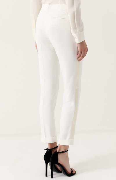 Укороченные брюки с лампасами и отворотами TOM FORD, арт. PAW083-FAX105, фото 4