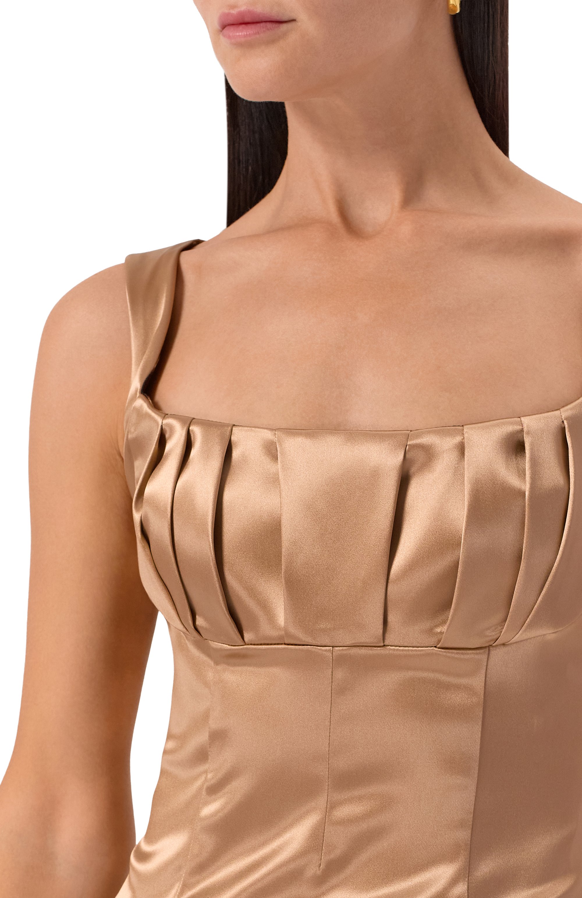 Атласное платье DOLCE & GABBANA, арт. F6TM0T/FURAD, фото 5