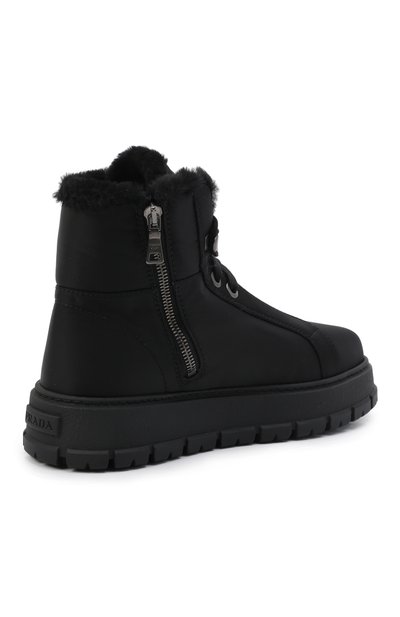 Текстильные ботинки PRADA, арт. 1T492M-3G0O-F0002-ZF45, фото 3