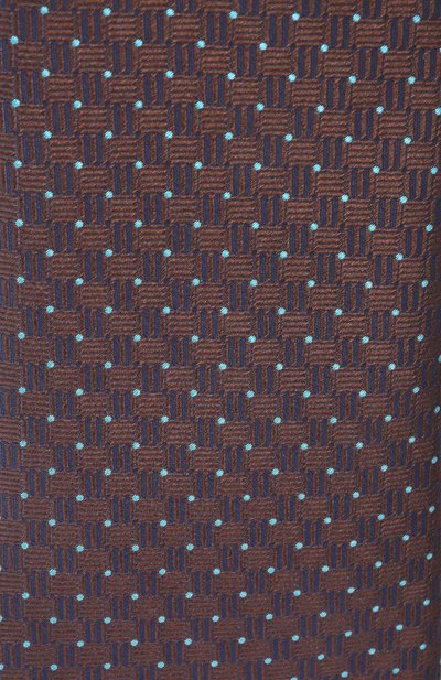 Шелковый галстук CANALI темно-коричневого цвета по цене 21450 руб., арт. 18/HJ04530, фото 4 Шелковый галстук CANALI, арт. 18/HJ04530, фото 4