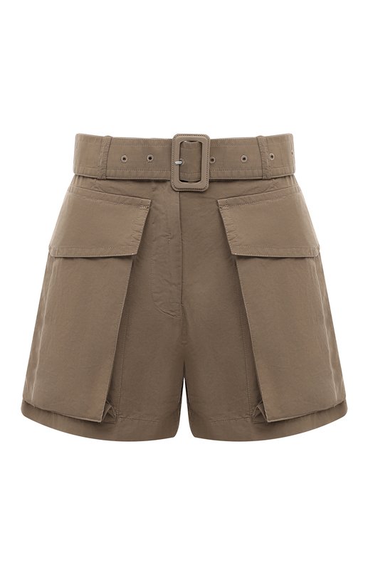 Хлопковые шорты Dries Van Noten 010918-8130 Бежевый 010918-8130