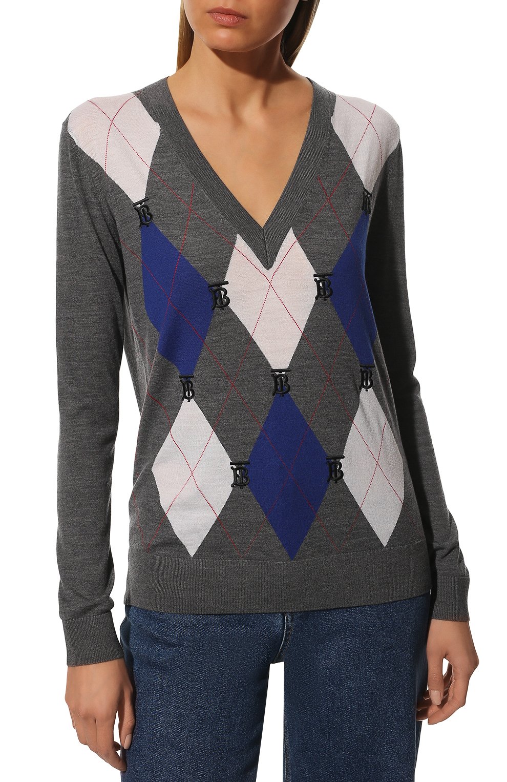 Пуловер из шерсти и шелка BURBERRY, арт. 8048437, фото 3