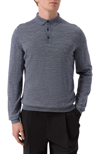 Шерстяное поло BOSS, арт. 50476355, фото 3