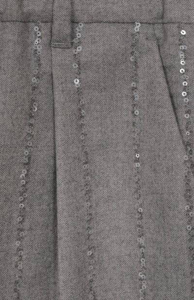 Шерстяные брюки BRUNELLO CUCINELLI, арт. BB122S282A, фото 3