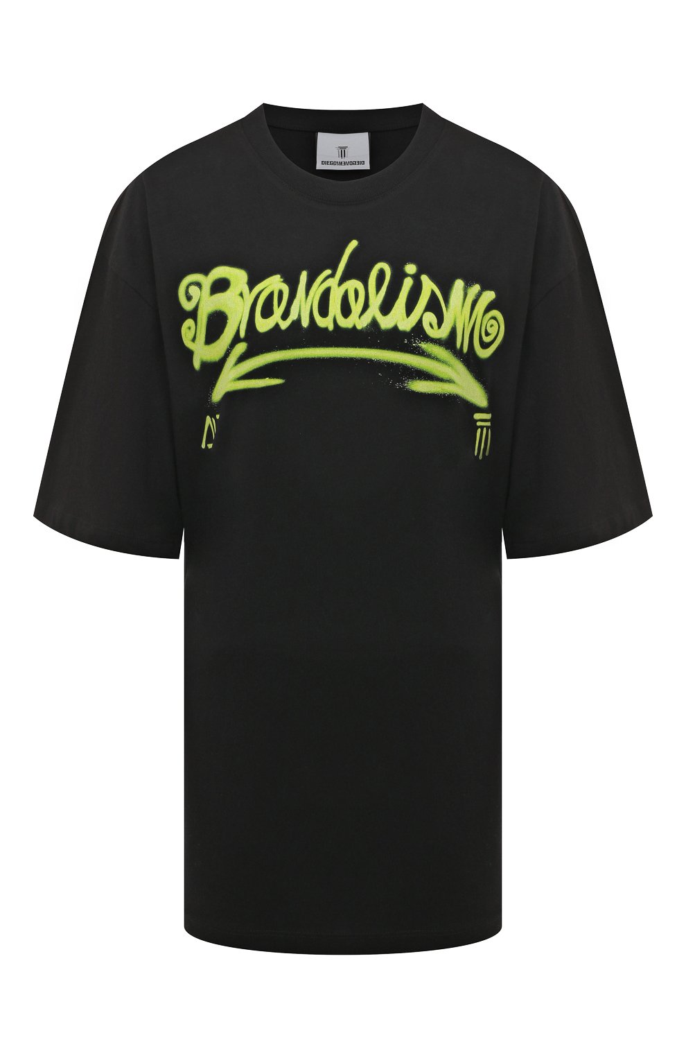 Хлопковая футболка DIEGO VENTURINO, арт. FW22-DV TS0 BRNDSM_WMN, фото 1