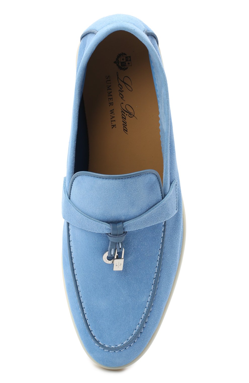 Замшевые лоферы summer charms LORO PIANA, арт. FAL5899, фото 6