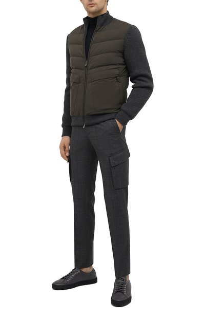 Шерстяные брюк и-карго CORNELIANI, арт. 864L02-0817300/00, фото 2
