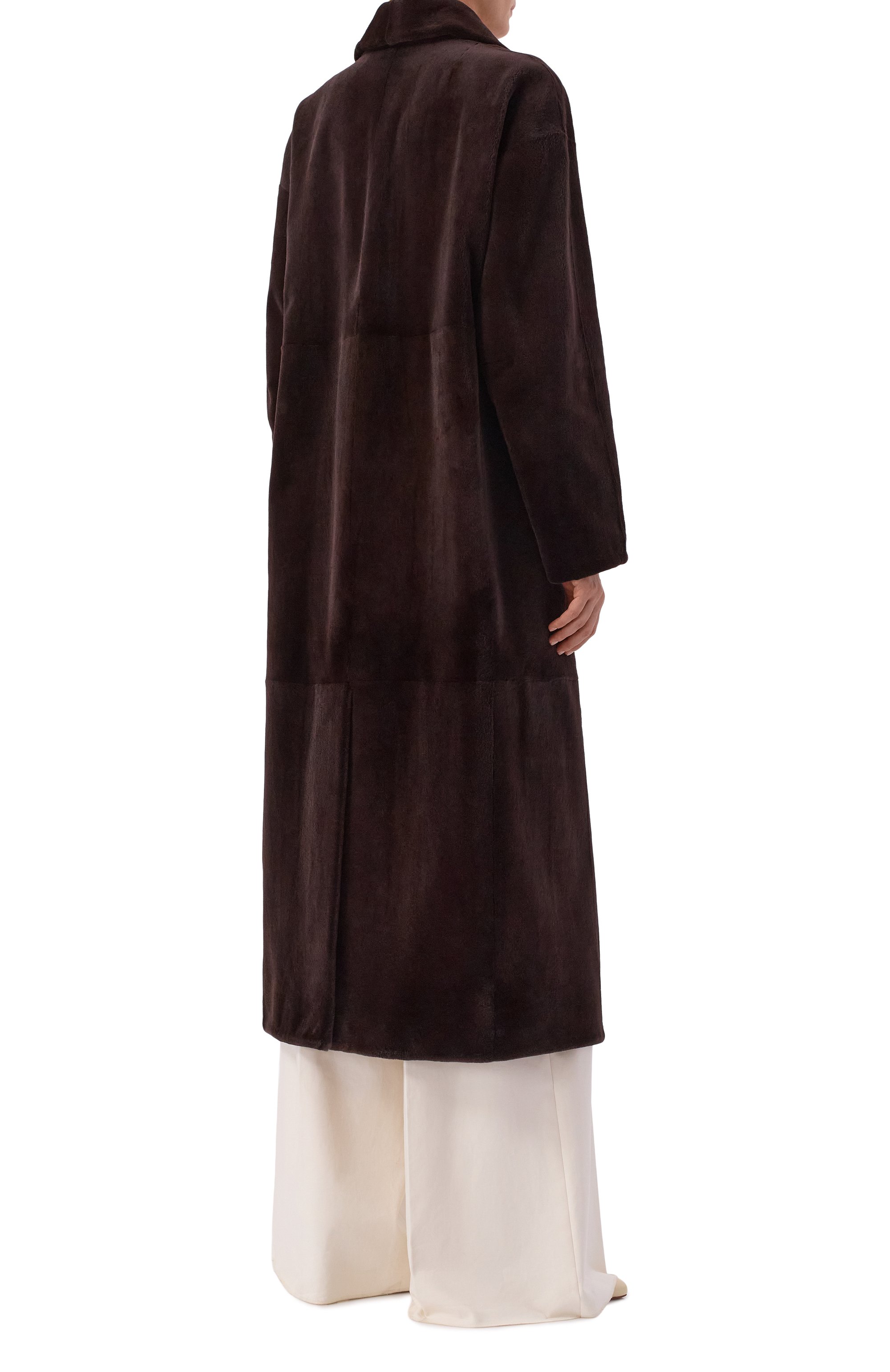 Шуба из норки VICTORIA KUSENKOVA темно-коричневого цвета по цене 1815000 руб., арт. 700210004695, фото 4 Шуба из норки VICTORIA KUSENKOVA, арт. 700210004695, фото 4