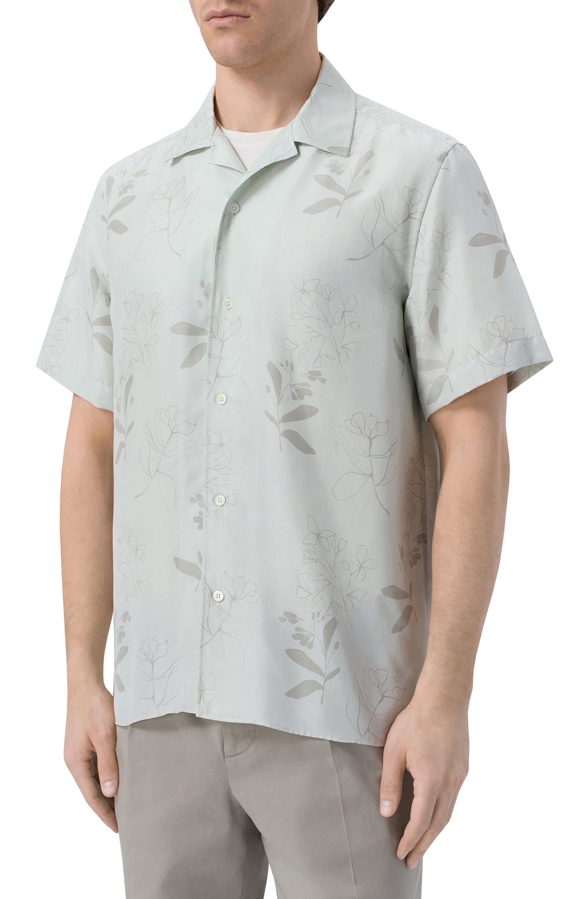 Шелковая рубашка CORNELIANI, арт. 27I204/2711904, фото 3