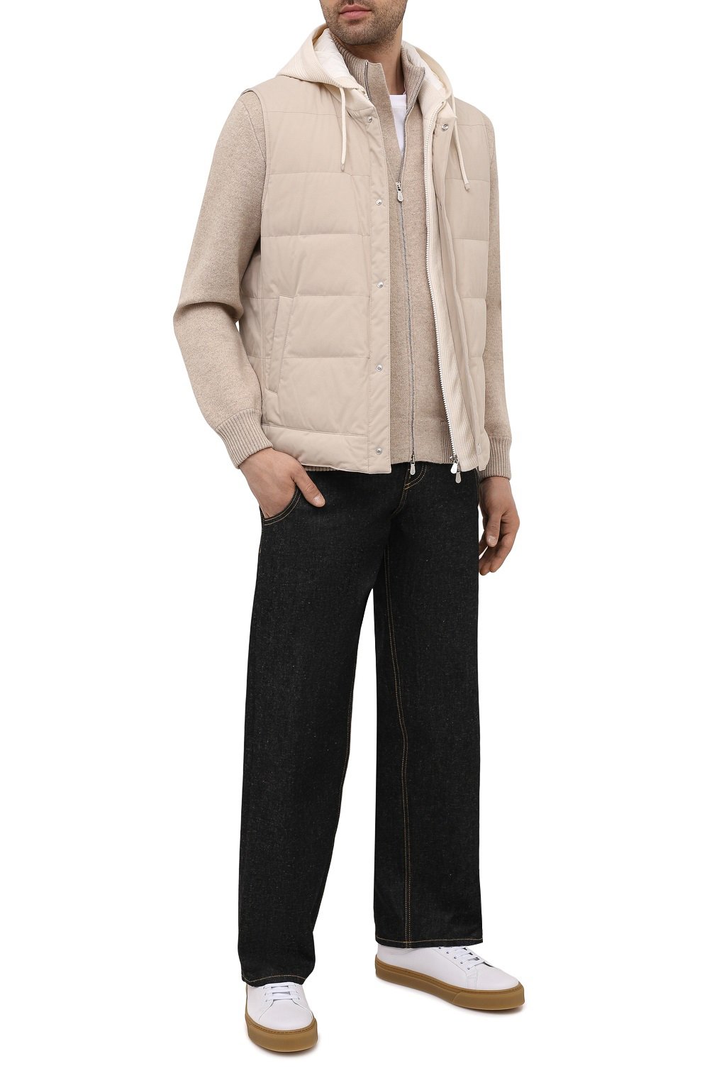 Пуховый жилет BRUNELLO CUCINELLI, арт. MM45A7346G, фото 2