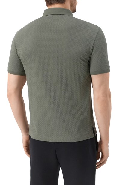 Хлопковое поло EMPORIO ARMANI, арт. EM001295/AF10762, фото 4