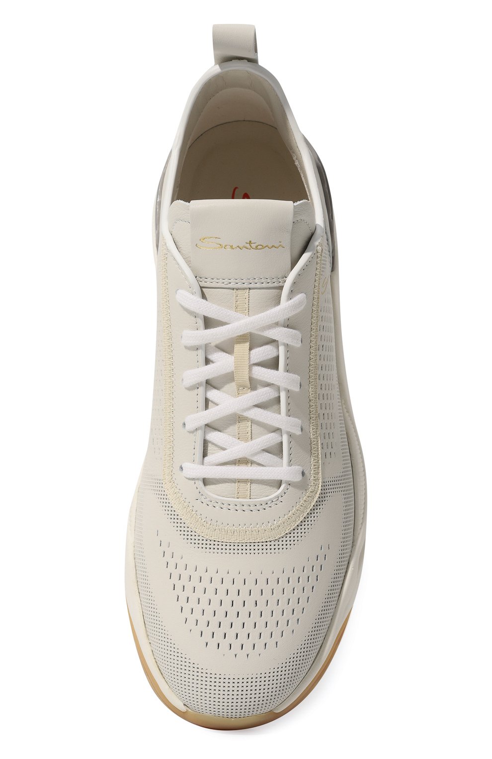 Кожаные кроссовки SANTONI, арт. WBIM61222BTGCTZ3I20, фото 6