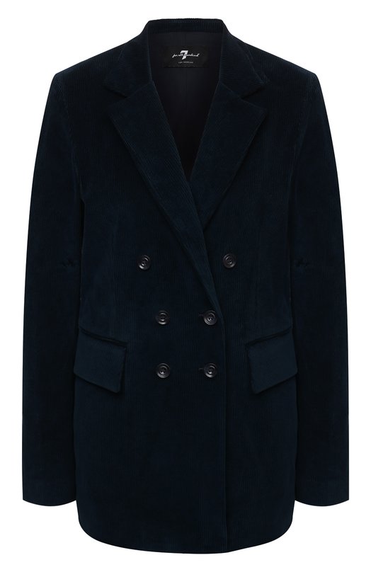 

Вельветовый жакет 7 For All Mankind, Синий