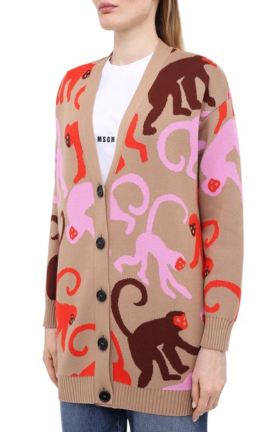 Хлопковый кардиган MSGM, арт. 2943MDM116 207633, фото 3