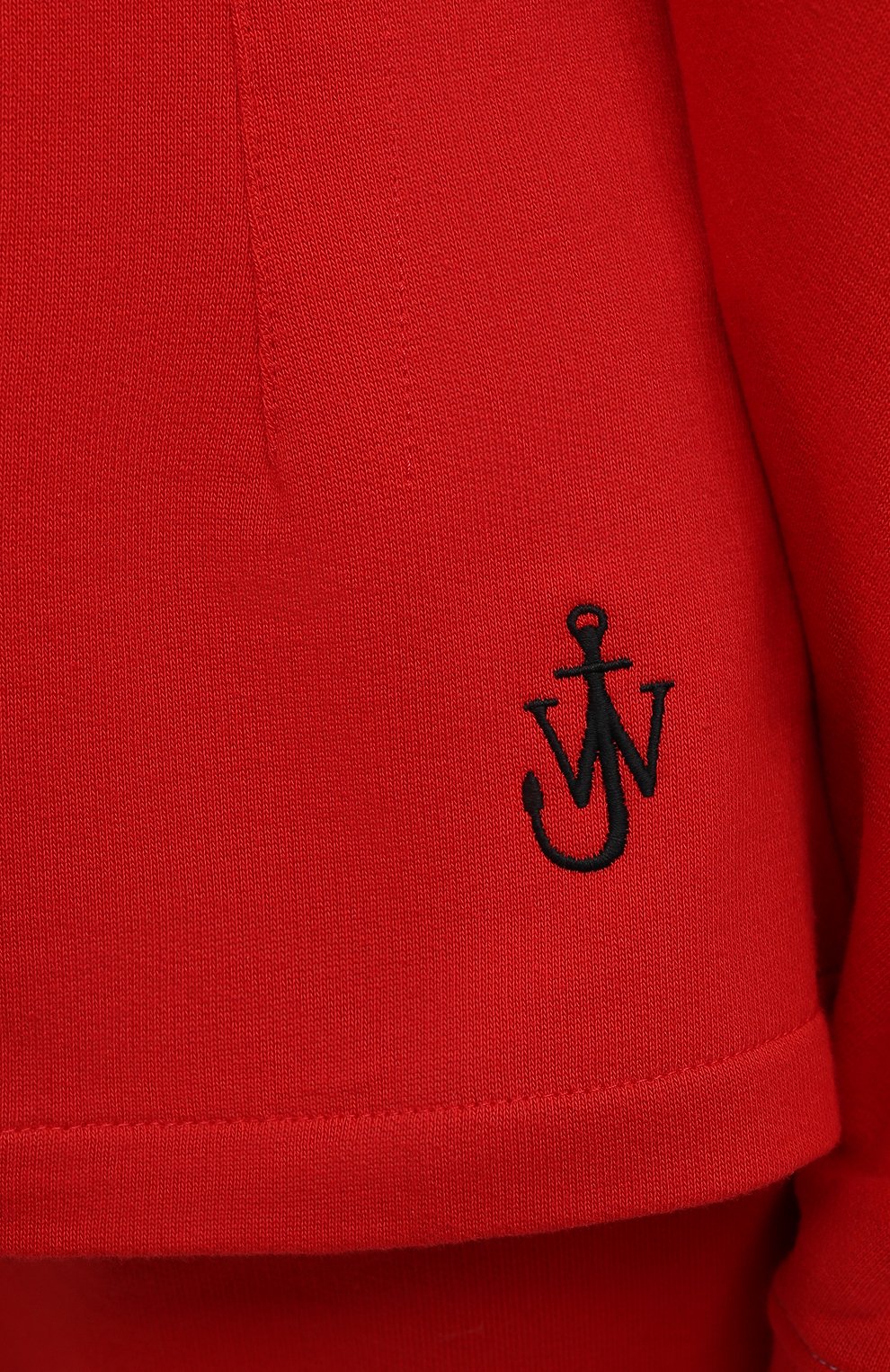 Хлопковый свитшот JW ANDERSON красного цвета по цене 26950 руб., арт. JW0015 PG0717, фото 5 Хлопковый свитшот JW ANDERSON, арт. JW0015 PG0717, фото 5