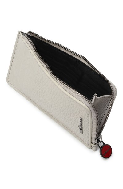 Кожаный футляр для кредитных карт KITON светло-серого цвета по цене 108000 руб., арт. UPEA038N0122301, фото 3 Кожаный футляр для кредитных карт KITON, арт. UPEA038N0122301, фото 3