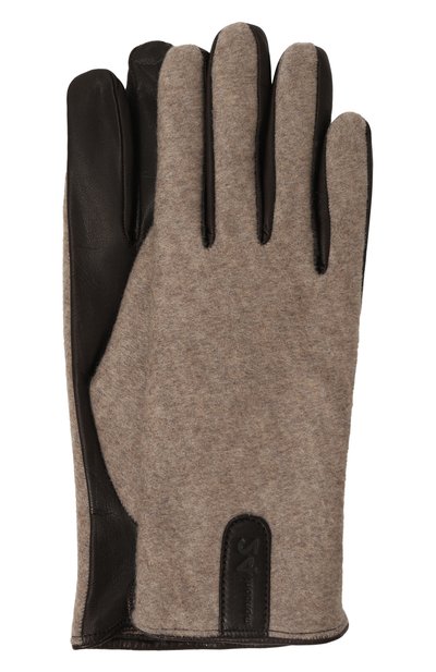 Женские комбинированные перчатки MANZONI24, арт. 24MGUANTI-DB1L8X