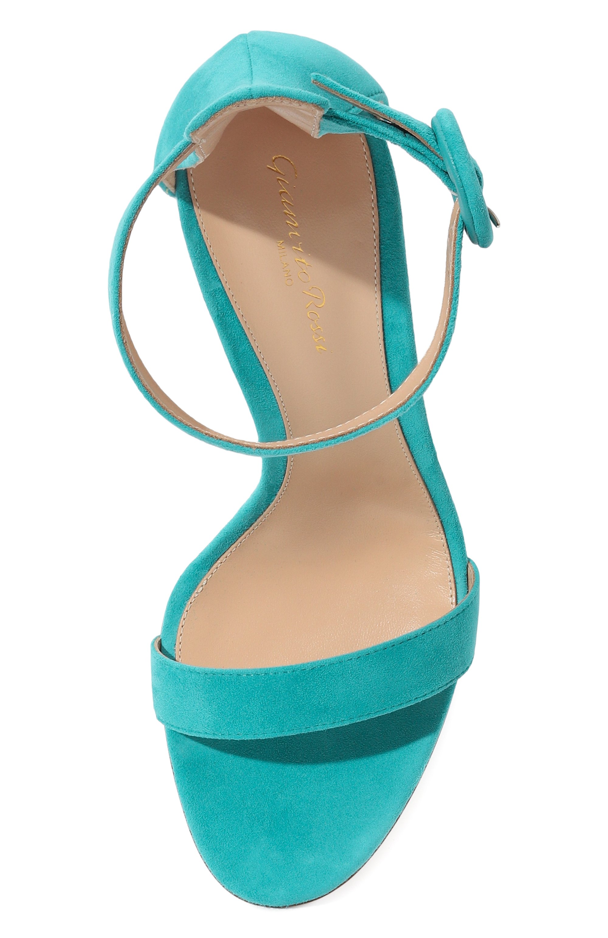 Кожаные босоножки portofino 105 GIANVITO ROSSI, арт. G61096.15RIC.CAMHYDR, фото 6