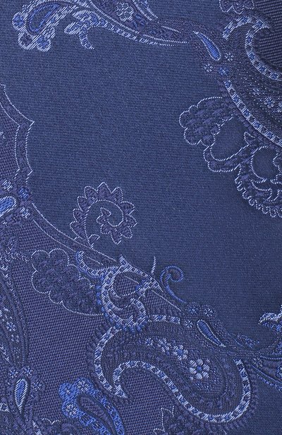 Шелковый галстук CANALI синего цвета по цене 9525 руб., арт. 18/HJ02417, фото 3 Шелковый галстук CANALI, арт. 18/HJ02417, фото 3