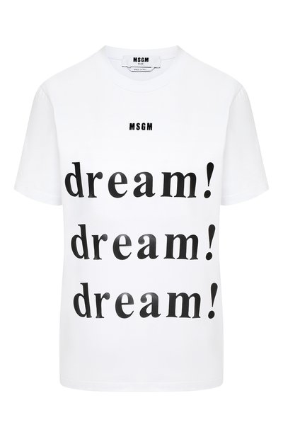 Женская хлопковая футболка MSGM, арт. 2941MDM170 207798