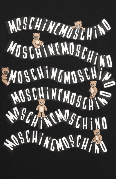 Хлопковая футболка MOSCHINO, арт. HXM05G/LAA52, фото 3