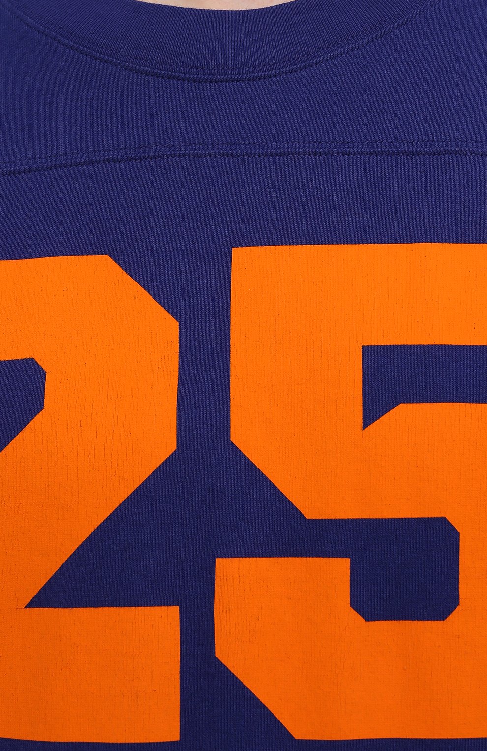 Хлопковая футболка GUCCI синего цвета по цене 64800 руб., арт. 655459/XJDHG, фото 5 Хлопковая футболка GUCCI, арт. 655459/XJDHG, фото 5