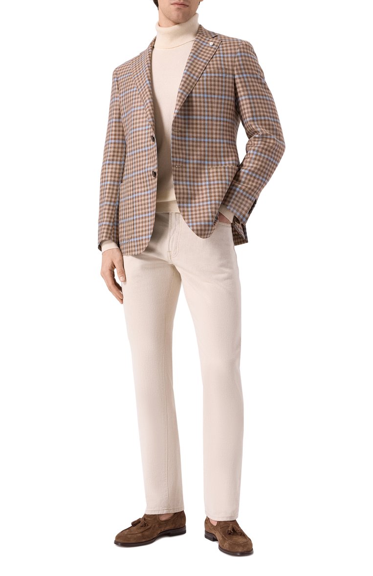 Пиджак из шерсти и шелка LUIGI BIANCHI, арт. 2564/52003, фото 2