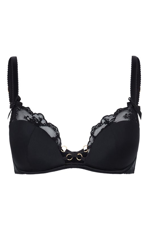 Шелковый бюстгальтер с плотной чашкой Daphnie Agent Provocateur AP12386001001 Чёрный AP12386001001
