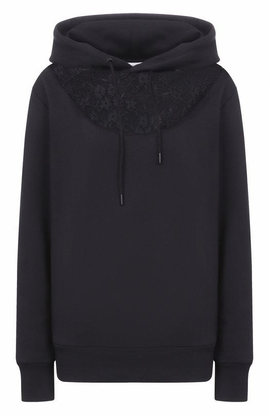 Хлопковое худи Nina Ricci 26PJT0026/C01103 Чёрный 26PJT0026/C01103