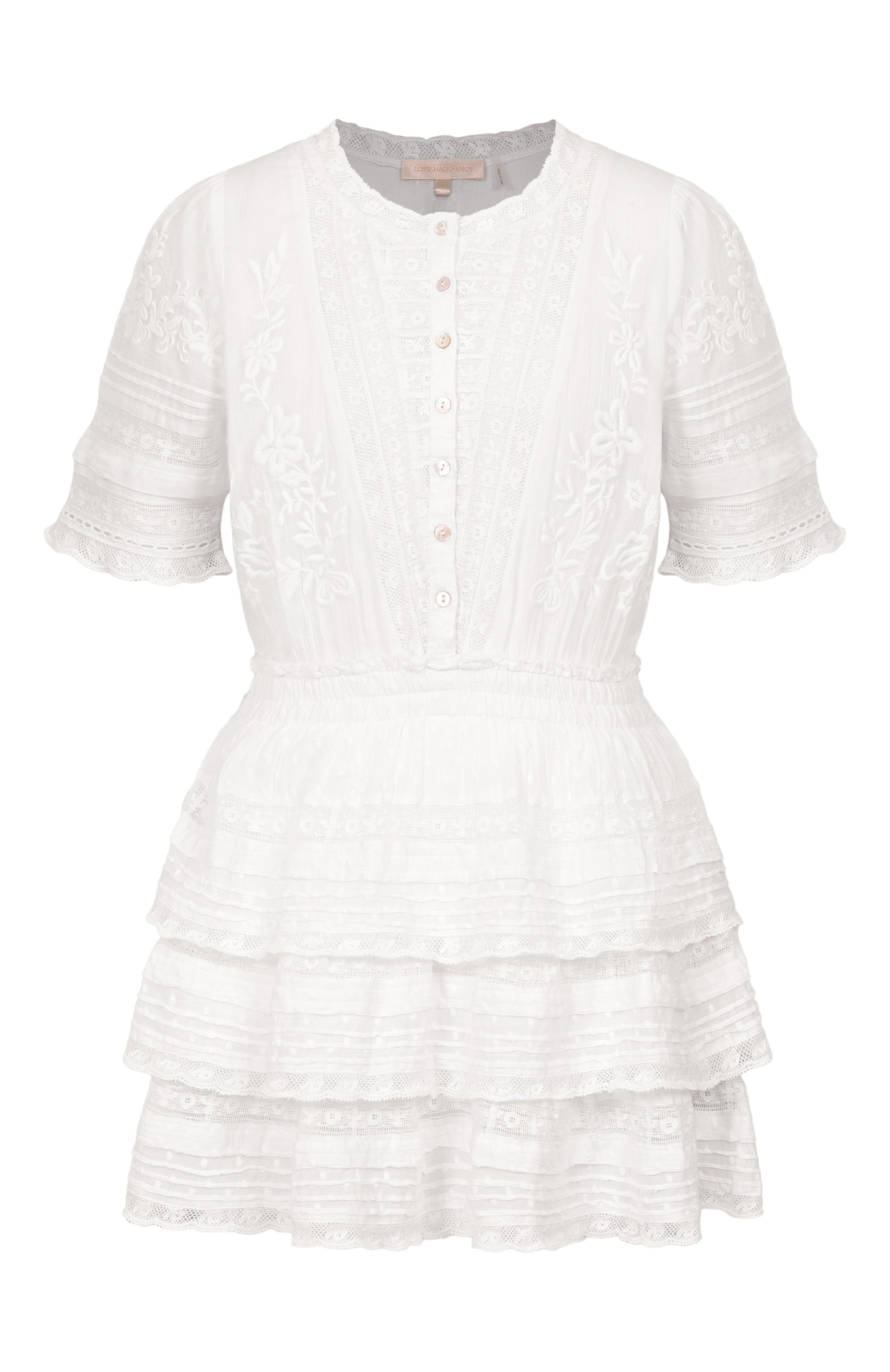 Хлопковое платье LOVE SHACK FANCY, арт. LD715-548, фото 1