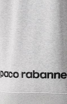 Хлопковый пуловер с круглым вырезом PACO RABANNE, арт. 18HJT0745C00002, фото 1