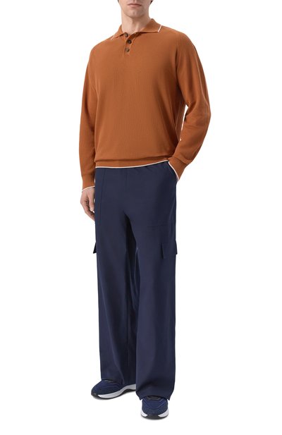 Мужская хлопковое поло KITON, арт. UMM0761