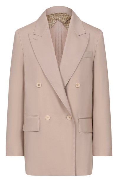 Женский жакет из шерсти и шелка MAX MARA, арт. MXMMITIC0