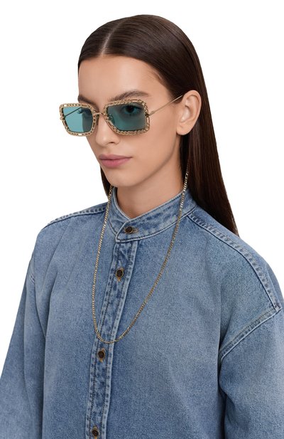 Солнцезащитные очки и цепочка GUCCI, арт. GG1112S 002, фото 2