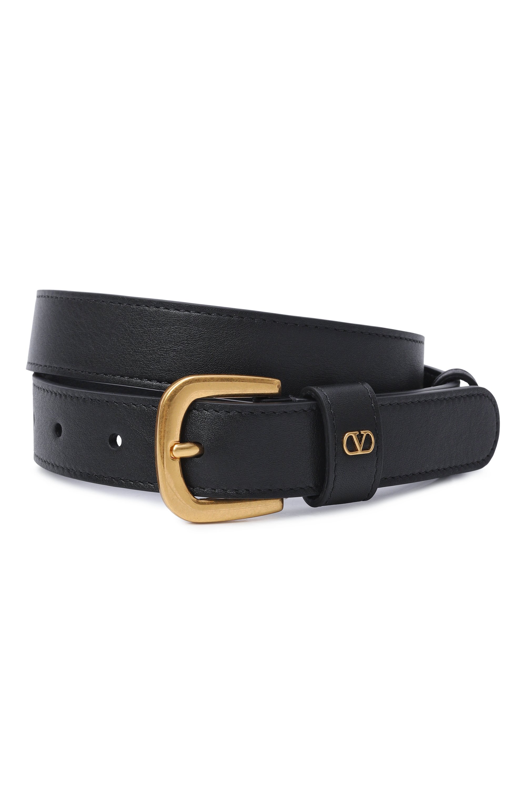Кожаный ремень VALENTINO, арт. 8W2T0SM1/PPU, фото 1