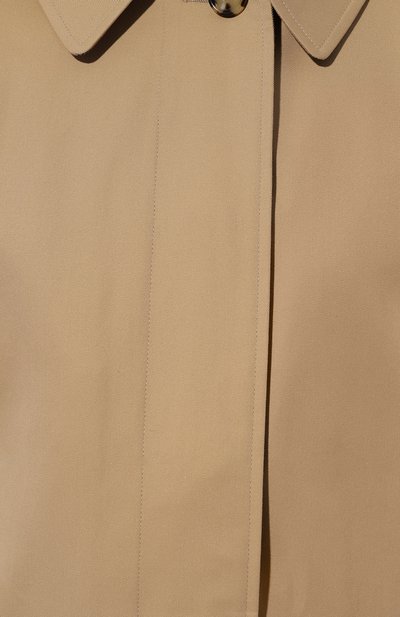 Хлопковый плащ BURBERRY, арт. 8079400, фото 5