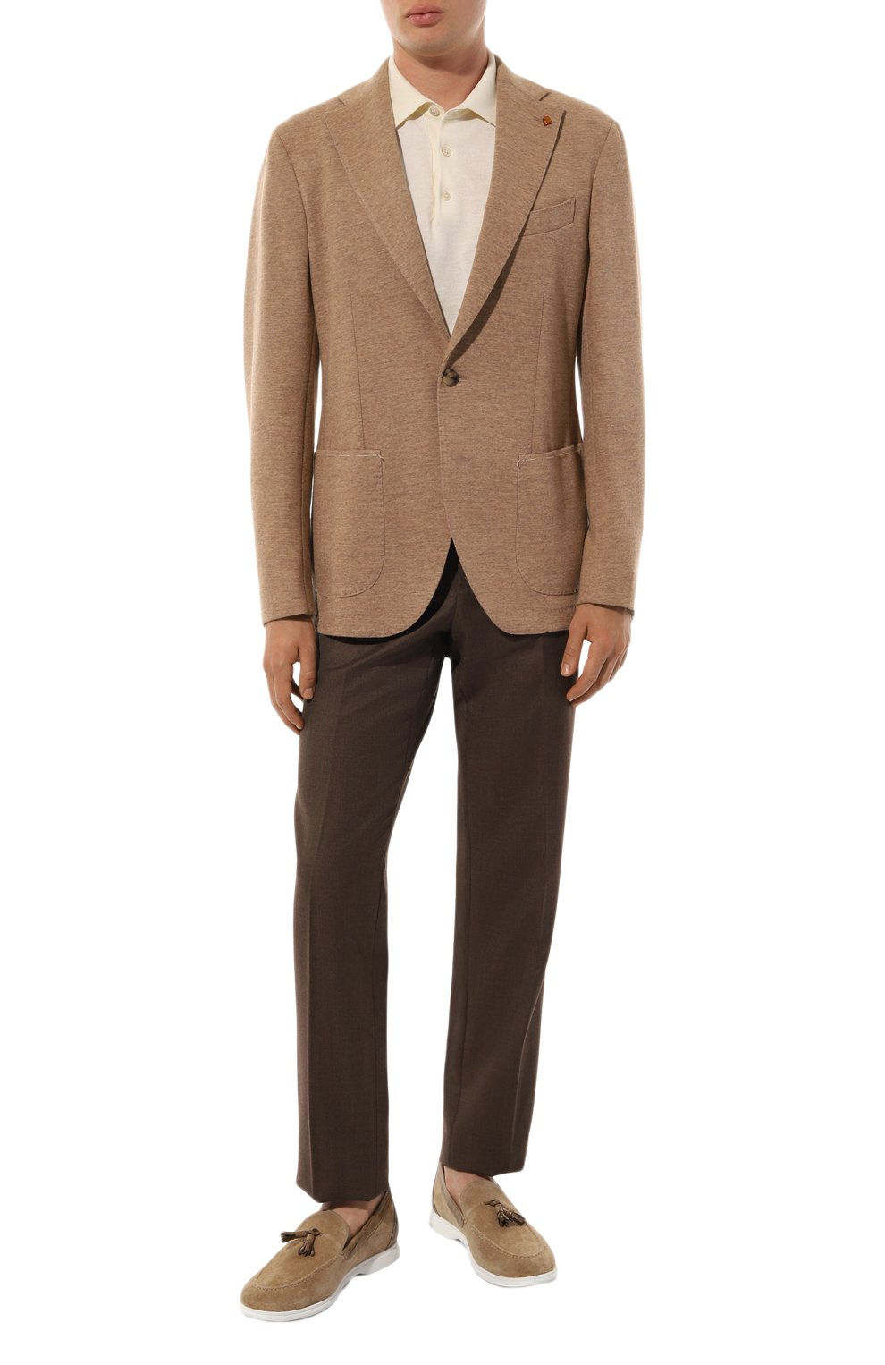 Лоферы с отделкой из кожи аллигатора KITON темно-бежевого цвета по цене 152000 руб., арт. USSA076N00978, фото 2 Лоферы с отделкой из кожи аллигатора KITON, арт. USSA076N00978, фото 2